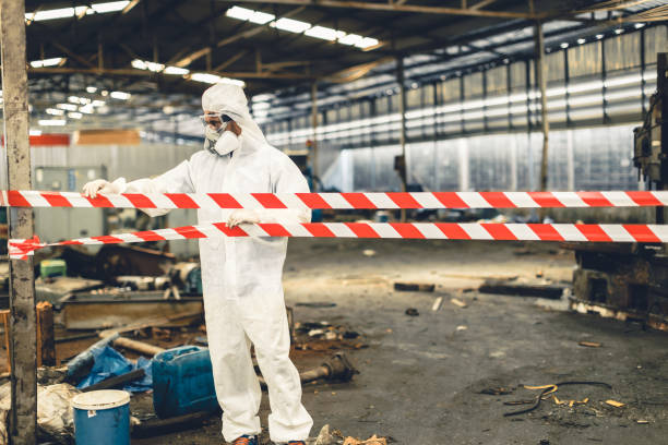 Professional Odor Removal technician working in Flora, IL